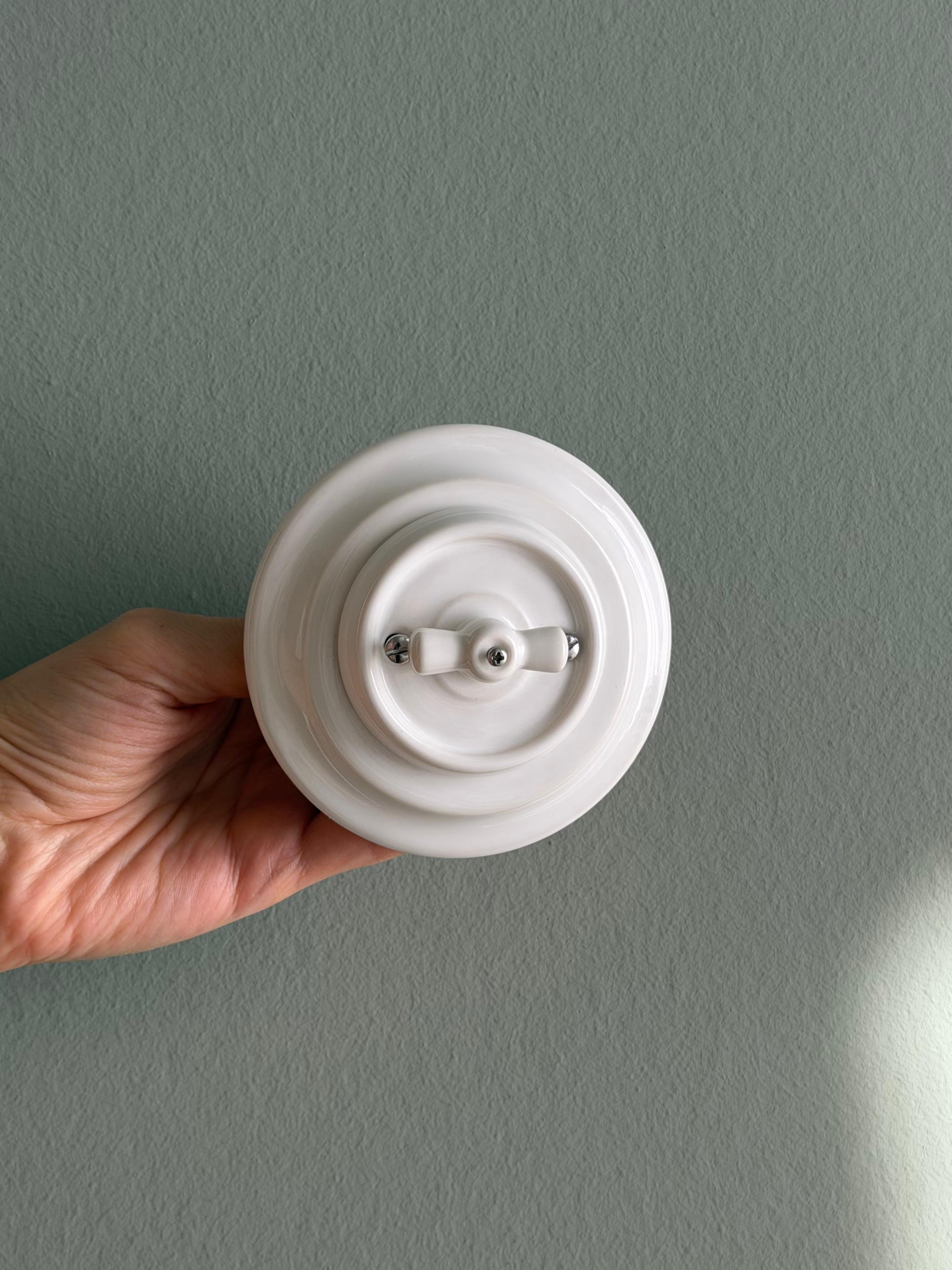 porcelain light switch