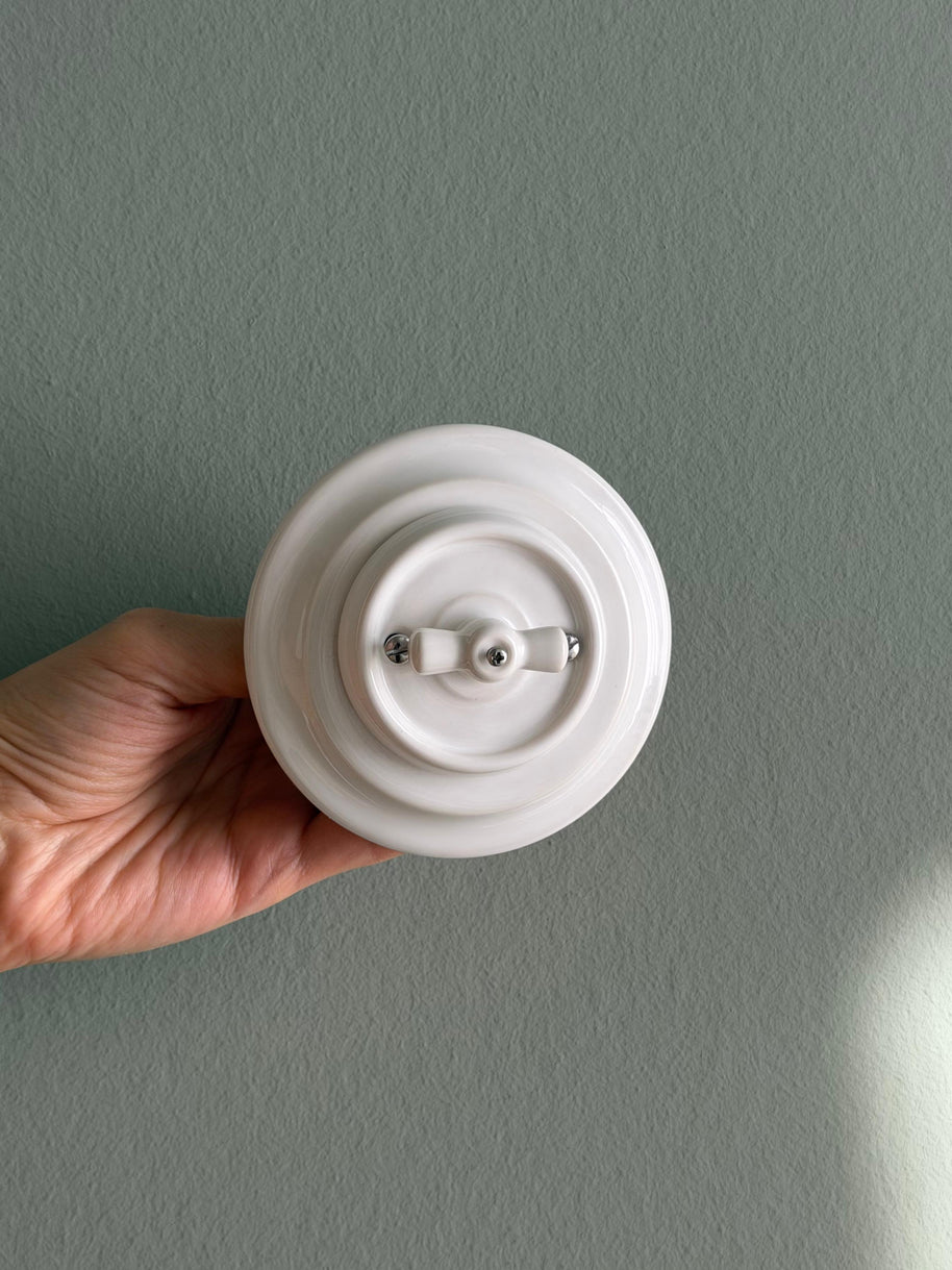 porcelain light switch