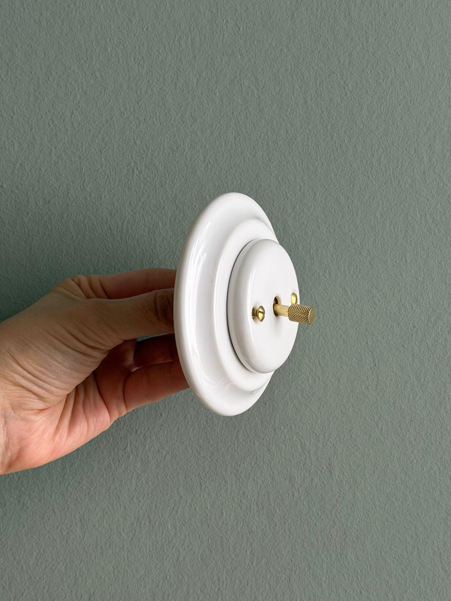 porcelain light switch