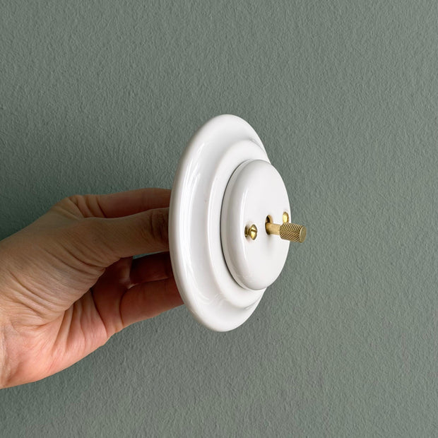 porcelain light switch