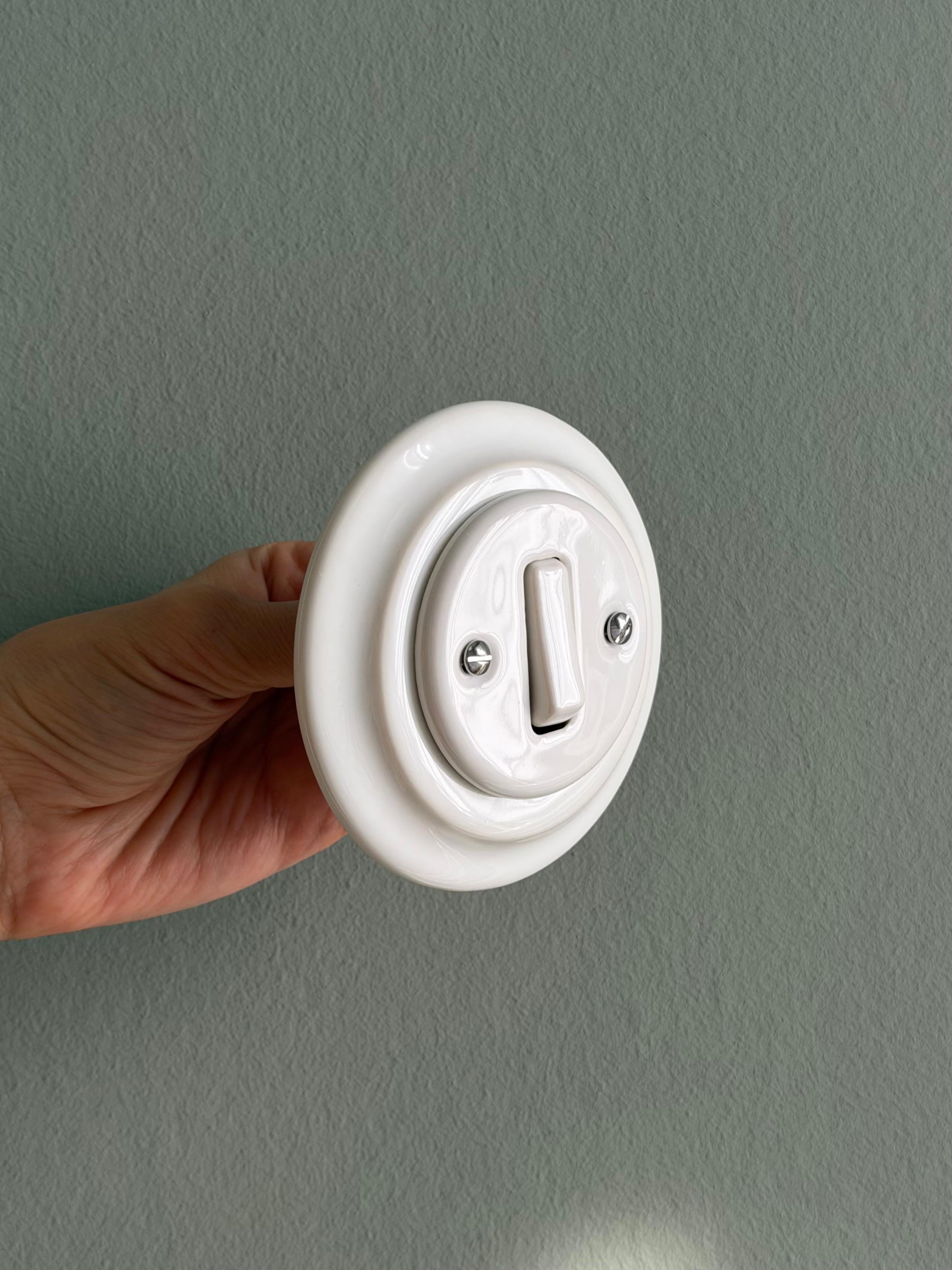 porcelain light switch