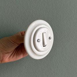 porcelain light switch