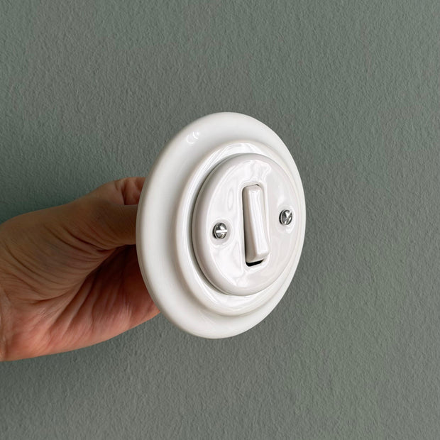 porcelain light switch
