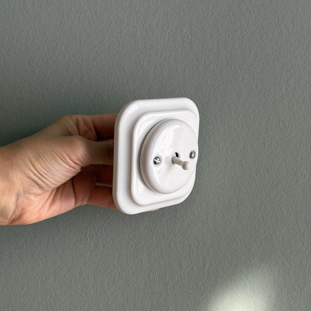 porcelain light switch