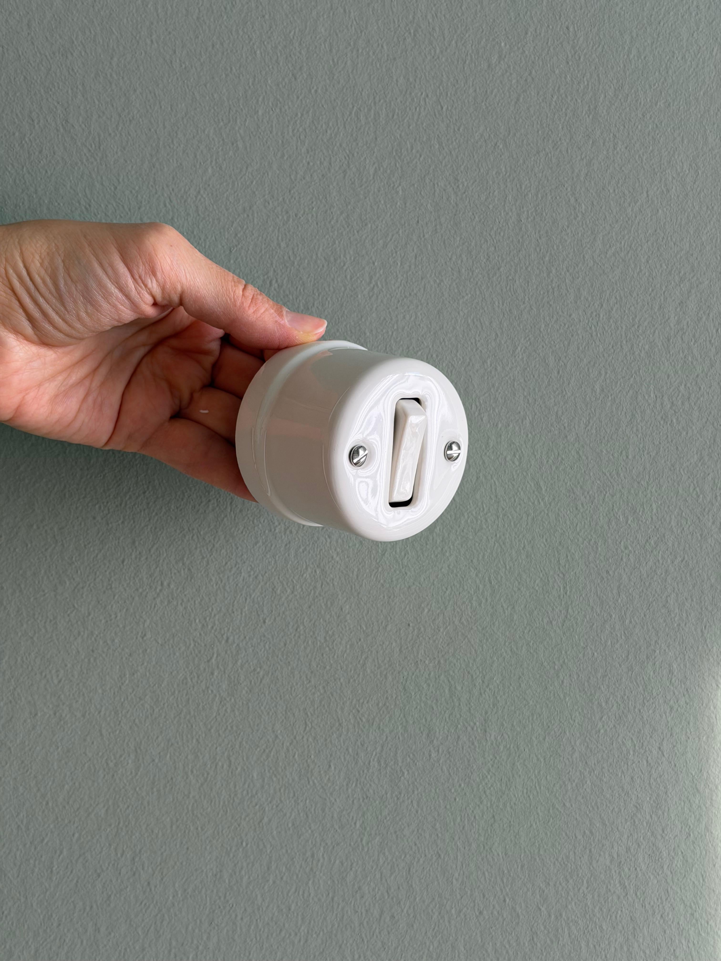 porcelain light switch