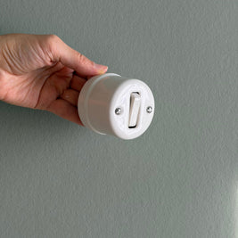 porcelain light switch