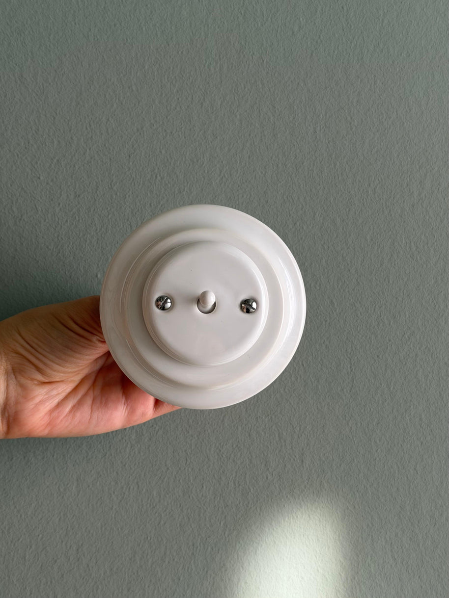 porcelain light switch