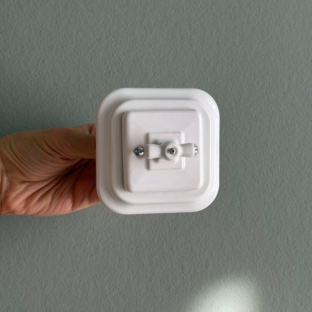 porcelain  light switch