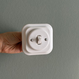 porcelain light switch