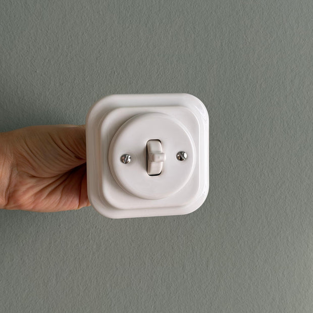 porcelain light switch
